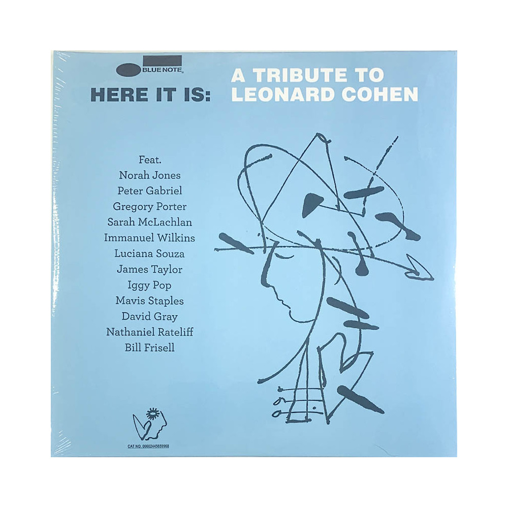 Peter Gabriel, Iggy Pop ym. LP Here it is: a tribute to Leonard Cohen 2LP kunto  LP