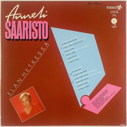 Saaristo Anneli LP Elän hetkessä  kansi VG+ levy EX Käytetty LP