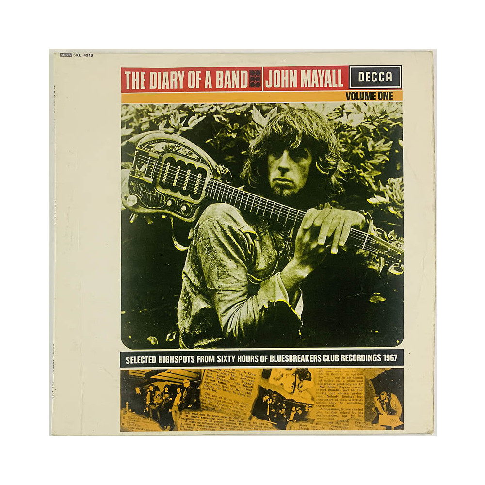 Mayall John 1968 SKL.4918 The Diary Of A Band Volume One Begagnat LP