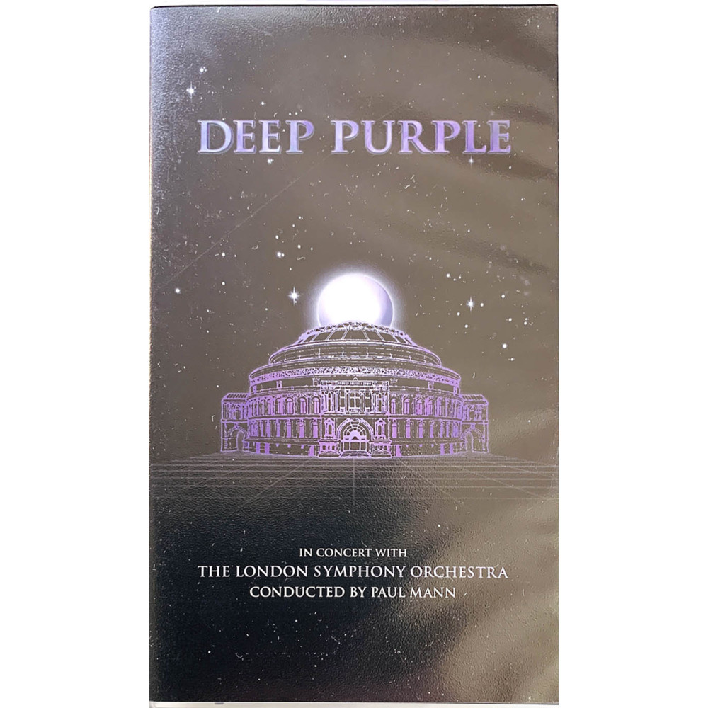 Deep Purple VHS-kasetti: In concert with the London Symphony Orchestra kansipaperi EX VHS-kasetin kunto EX VHS video