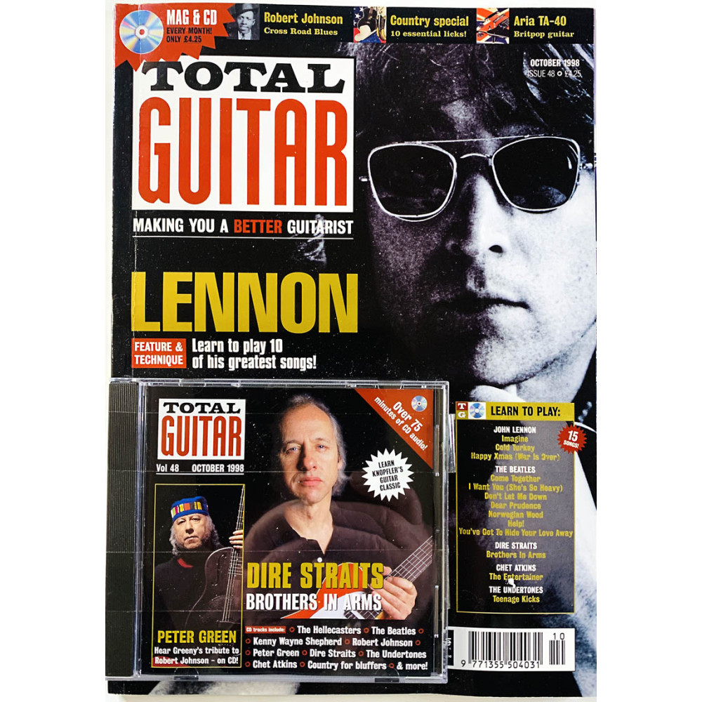 Total Guitar making you a better guitarist : Lennon, Dire Straits, Peter Green - begagnade magazine