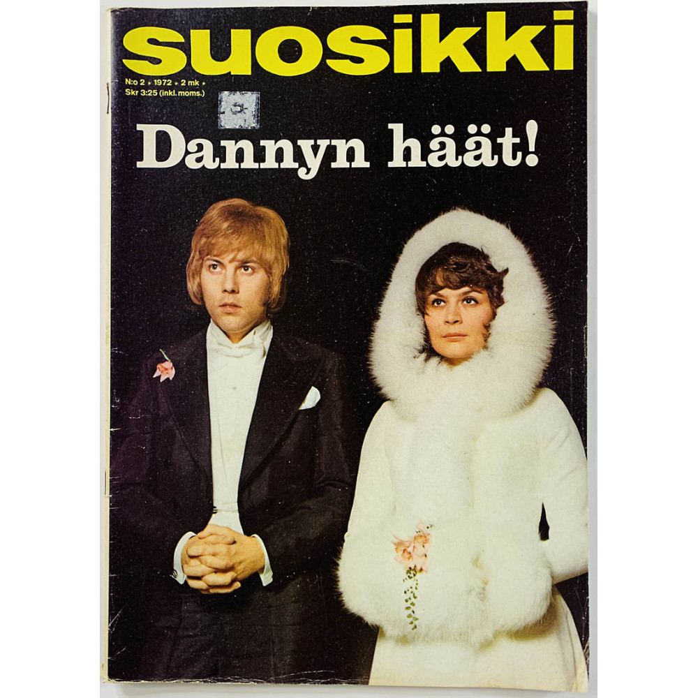 Suosikki 1972 N:o 2 Dannyn häät!, paksureisinen Elton John aikakauslehti