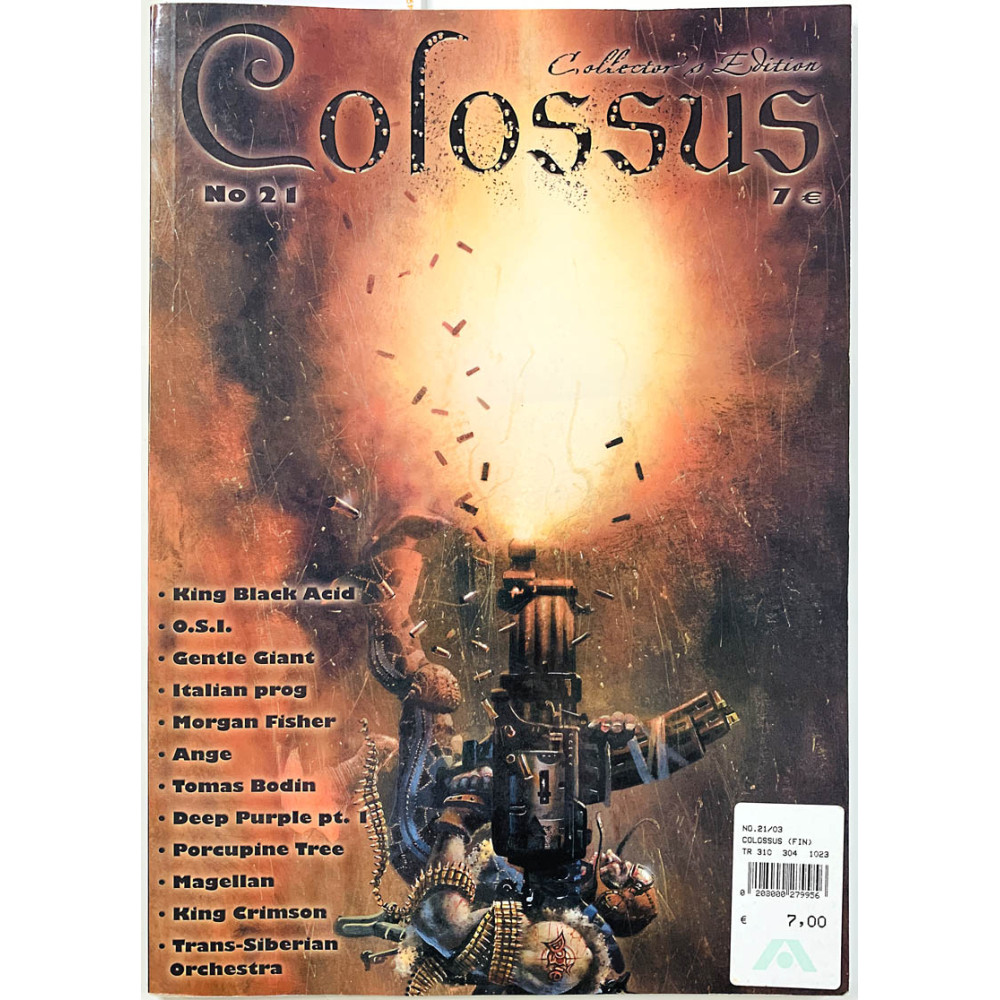 Colossus progelehti 2003 No 21 Gentle Giant, Italian proge... aikakauslehti
