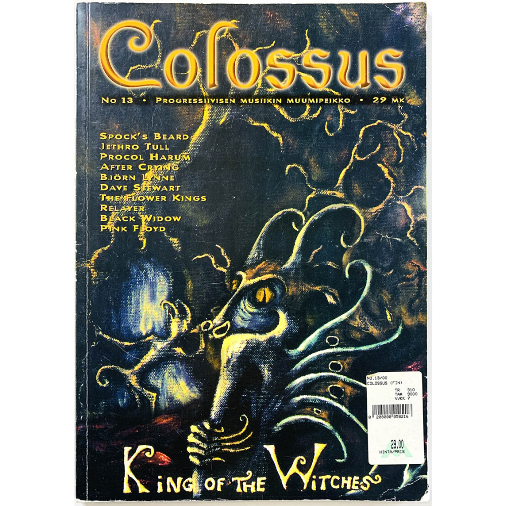 Colossus progelehti 2000 No 13 Spock’s Beard, Black Widow... aikakauslehti