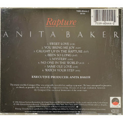 Baker Anita Käytetty CD Rapture  kansi EX levy EX Käytetty CD