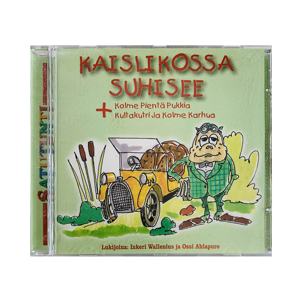 Satutunti 6 Ossi Ahlapuro, Inkeri Wallenius Käytetty CD Kaislikossa suhisee  kansi EX levy EX Käytetty CD