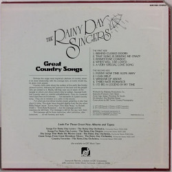 Rainy Day Singers: Great Country Songs - Used LP