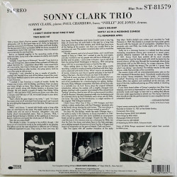 Sonny Clark Trio 1958 ST-81579 Sonny Clark Trio -58 LP