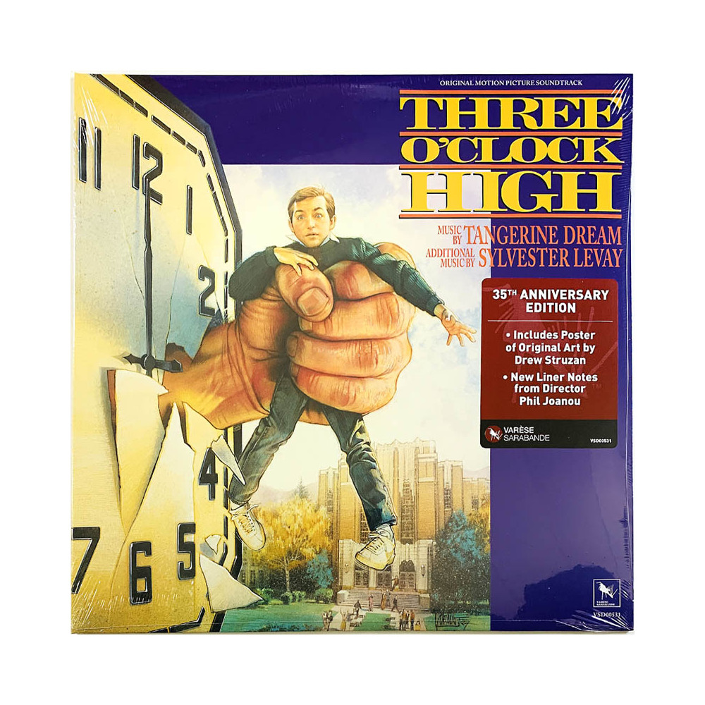 Tangerine Dream / Sylvester Levay LP Three O'Clock High kunto  LP