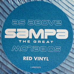 Sampa The Great LP As Above So Below, red vinyl kunto  LP