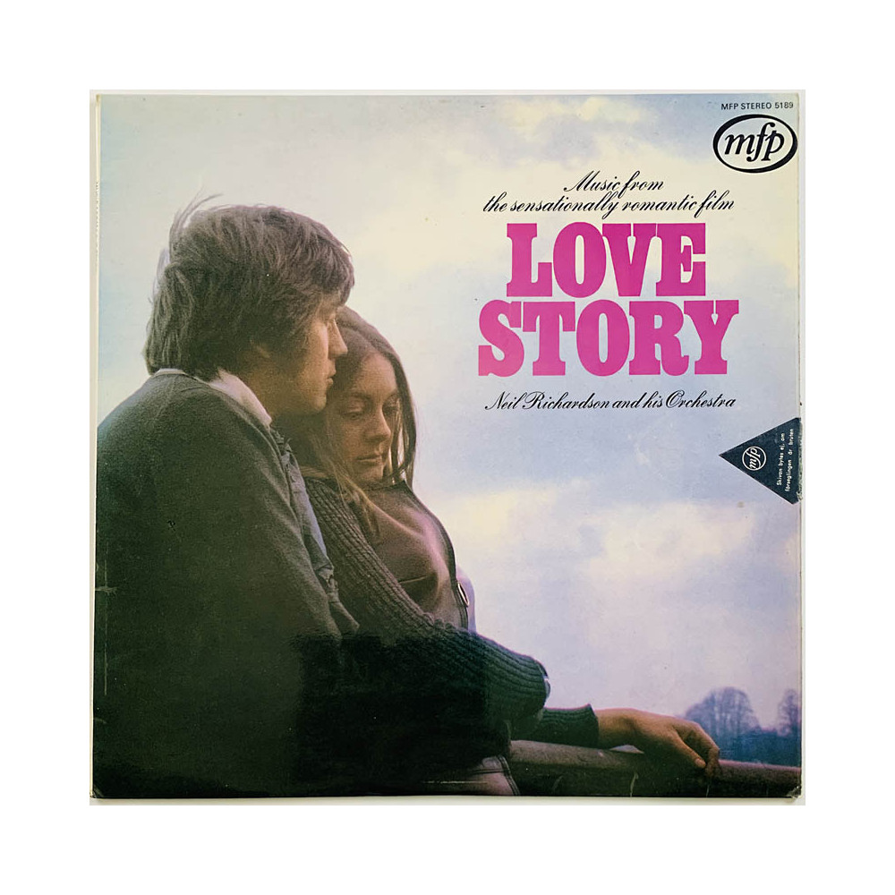 Neil Richardson And His Orchestra LP Love Story  kansi EX levy EX Käytetty LP