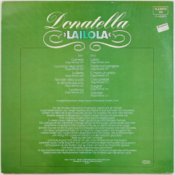 Donatella LP Lailola  kansi EX- levy EX Käytetty LP