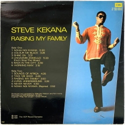 Kekana Steve LP Raising My Family  kansi EX levy EX Käytetty LP