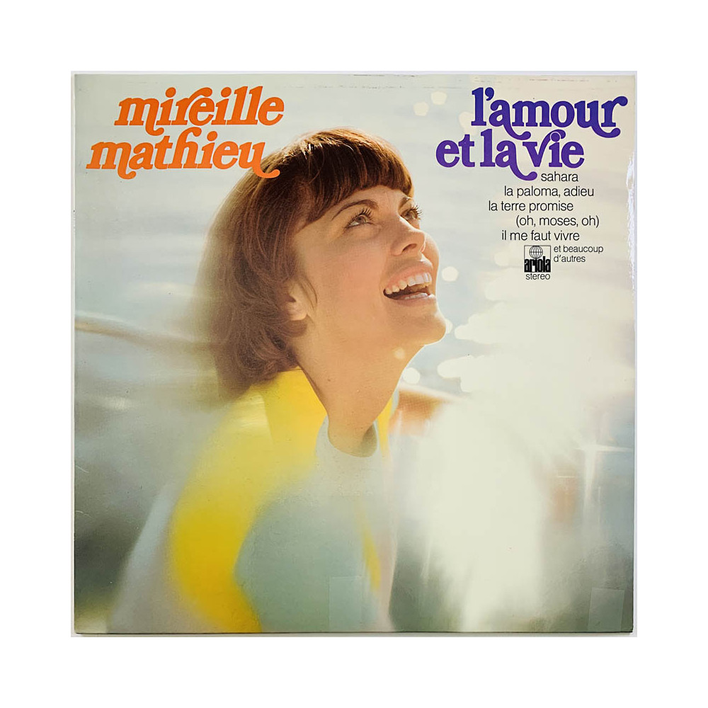 Mathieu Mireille LP L’amour et la vie  kansi EX levy EX- Käytetty LP