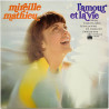 Mathieu Mireille LP L’amour et la vie  kansi EX levy EX- Käytetty LP