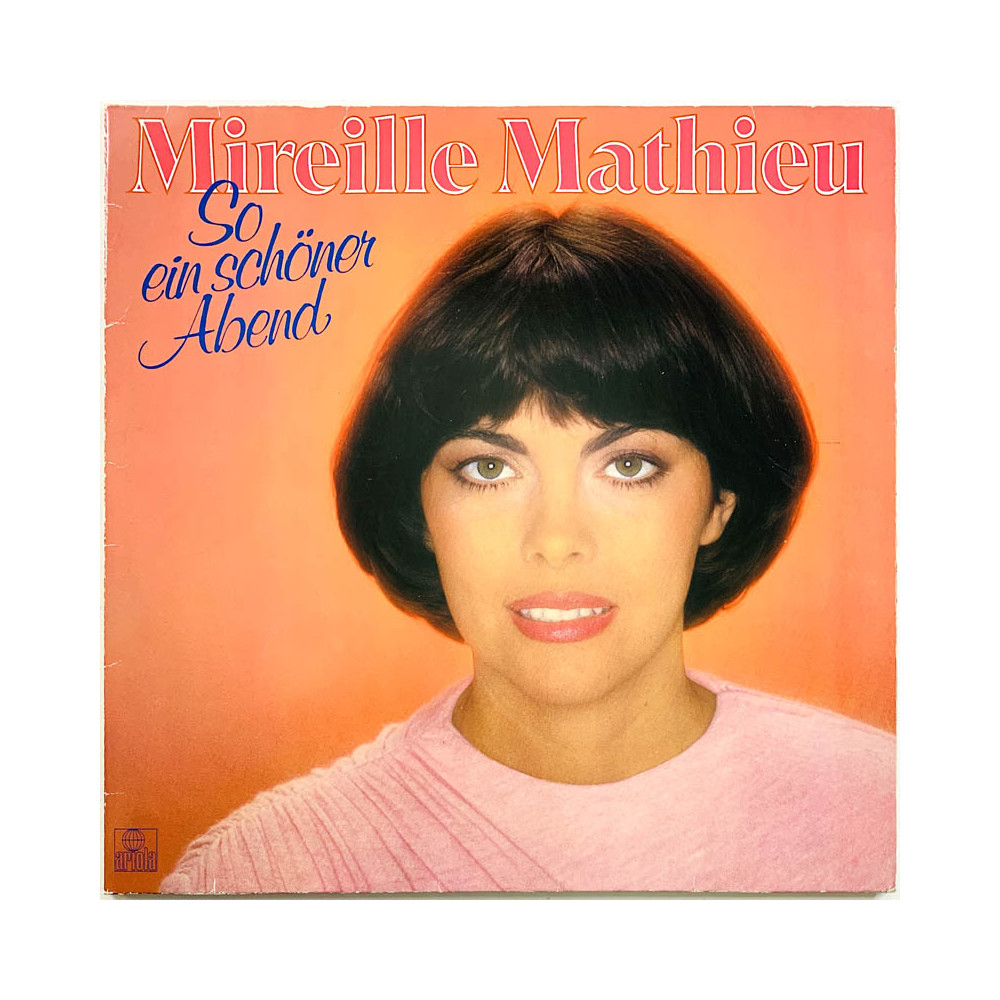 Mathieu Mireille LP So ein schöner abend  kansi EX- levy EX- Käytetty LP