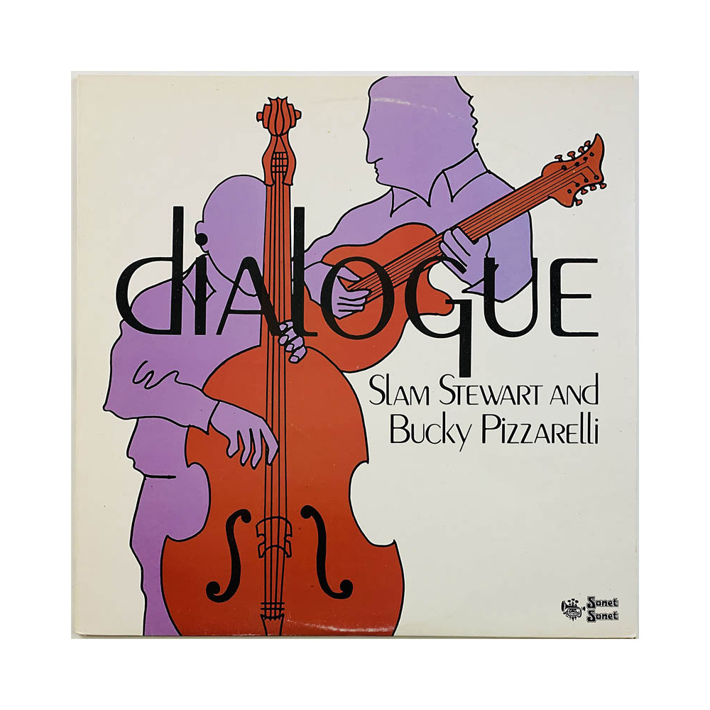 Stewart Slam and Bucky Pizzarelli 1979 SNTF 811 Dialogue Begagnat LP