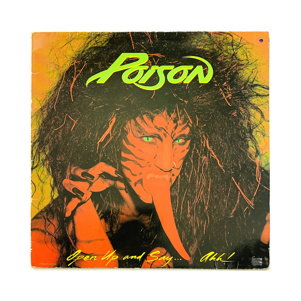Poison 1988 1C 064-7 48493 1 Open up and say ...ahh! Begagnat LP
