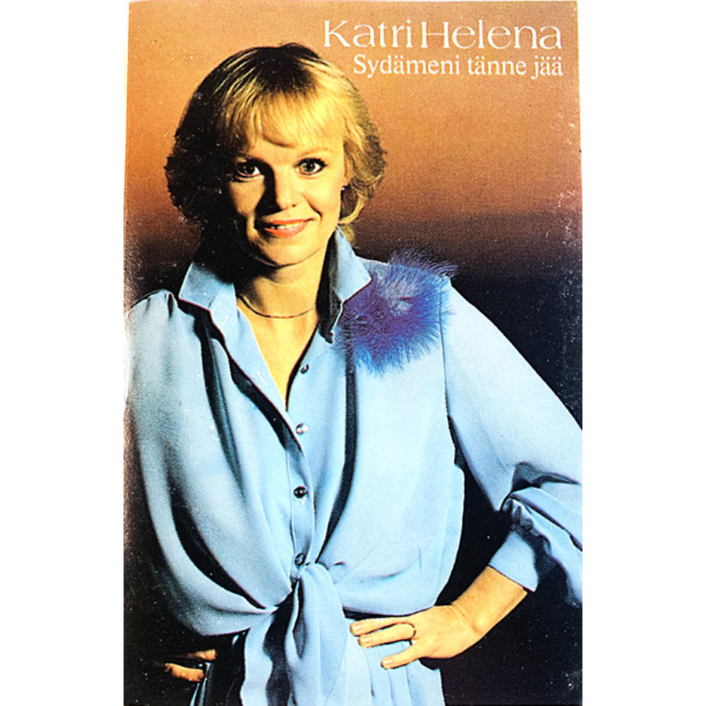 Katri Helena: Sydämeni tänne jää kansipaperi EX , musiikkikasetin kunto VG+ kasetti