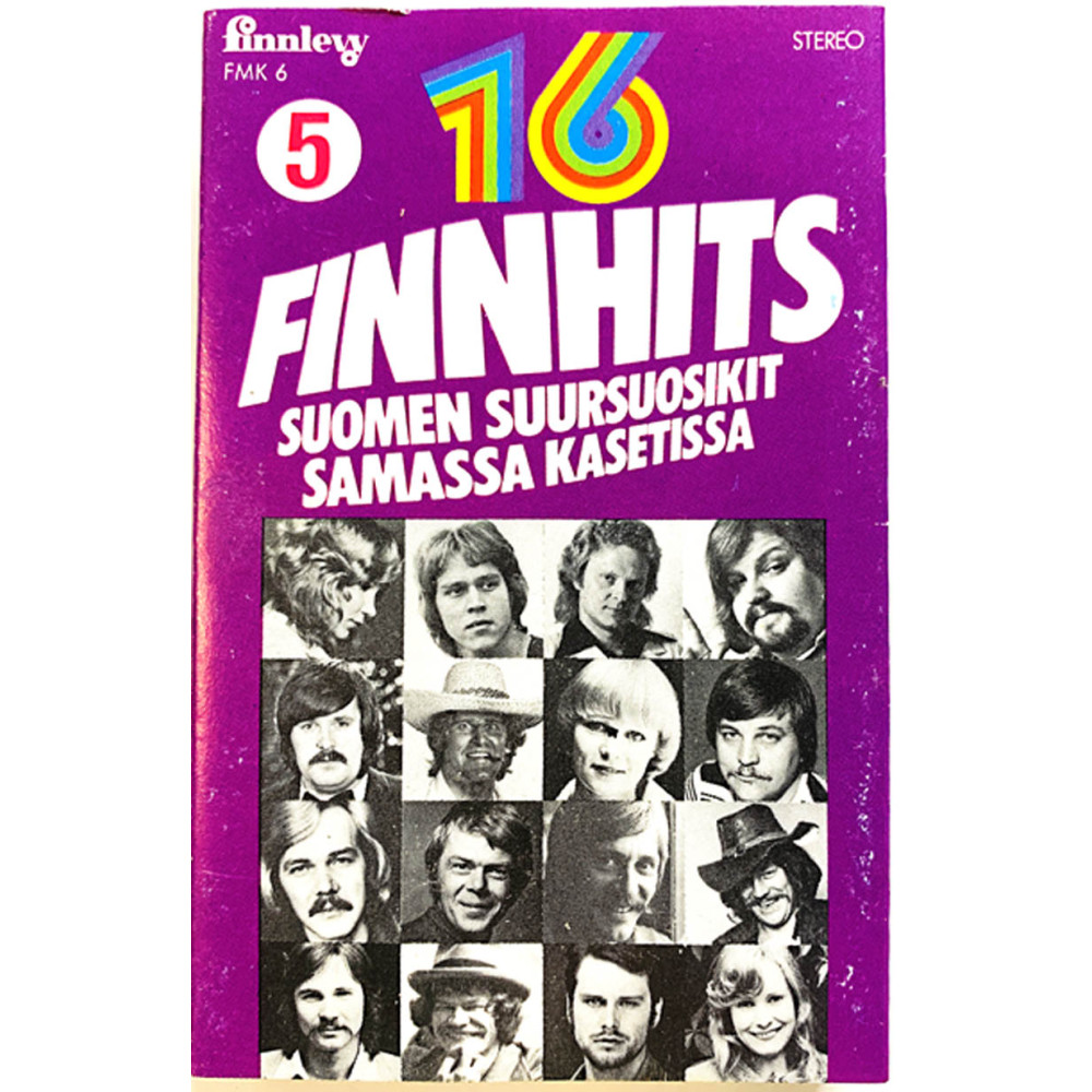 Pepe Willberg, Freeman, Kari Tapio ym.: Finnhits 5 kansipaperi EX- , musiikkikasetin kunto VG- kasetti