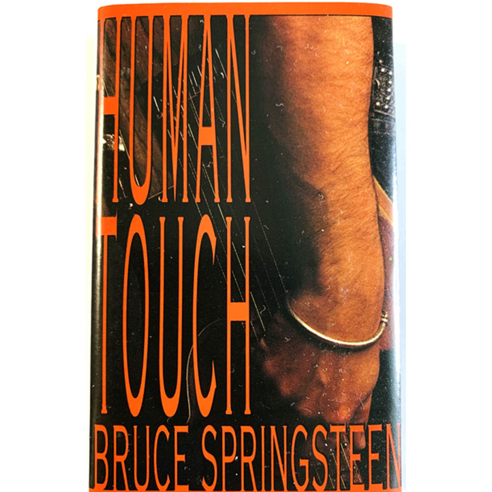 Springsteen Bruce: Human Touch kansipaperi EX , musiikkikasetin kunto EX kasetti