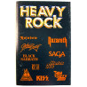 Rainbow, Thin Lizzy, Kiss, Black Sabbath ym.: Heavy Rock kansipaperi EX , musiikkikasetin kunto EX kasetti