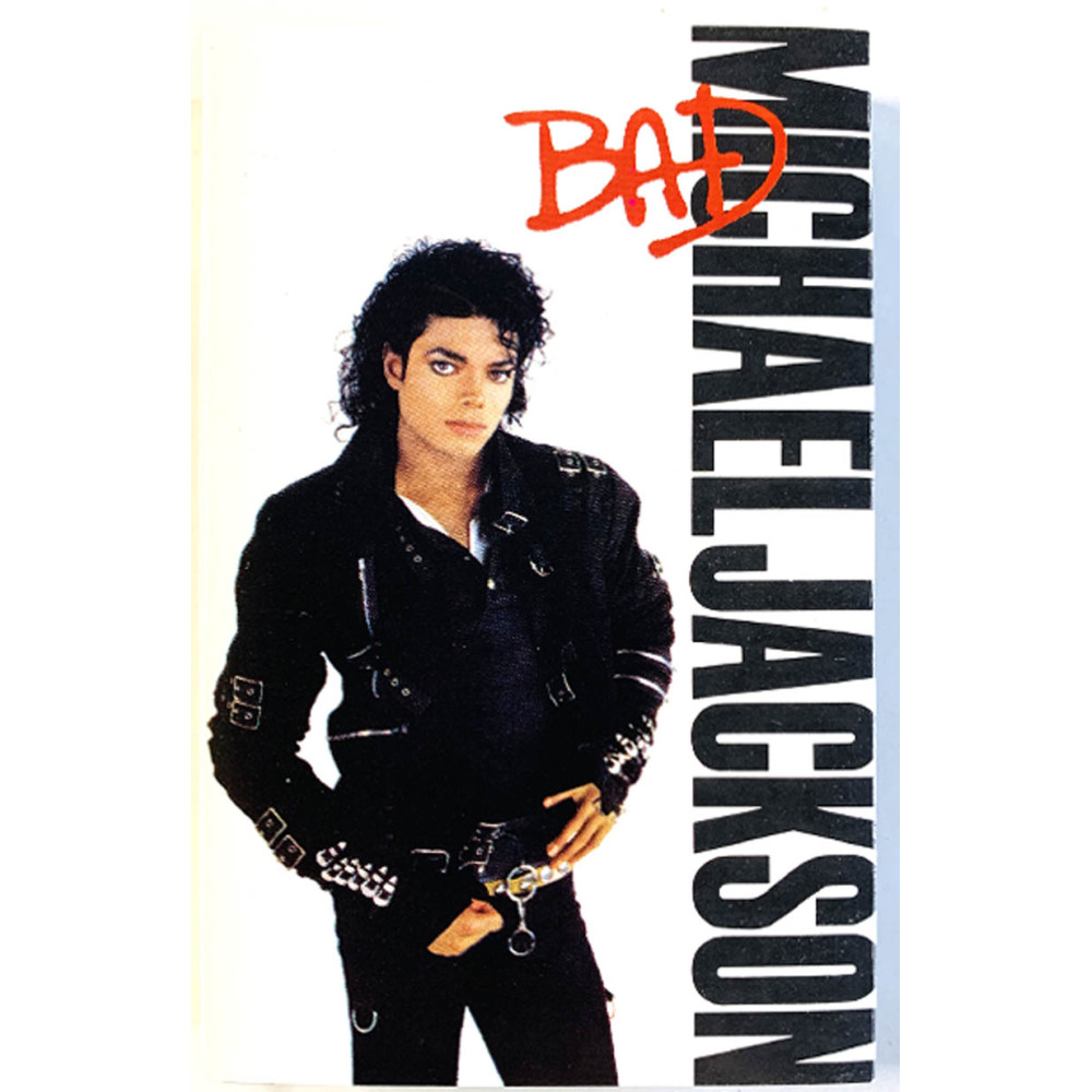 Jackson Michael: Bad kansipaperi EX , musiikkikasetin kunto EX kasetti