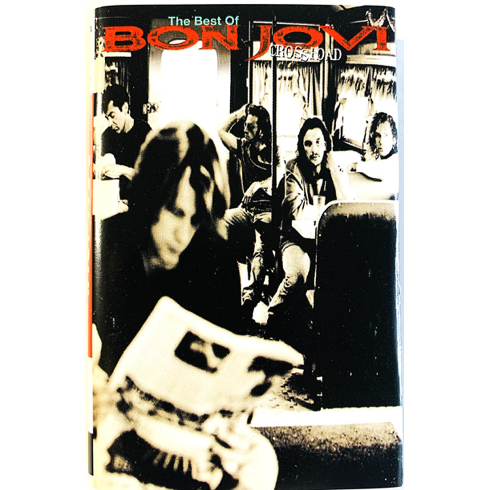 Bon Jovi: Crossroad kansipaperi EX , musiikkikasetin kunto EX kasetti