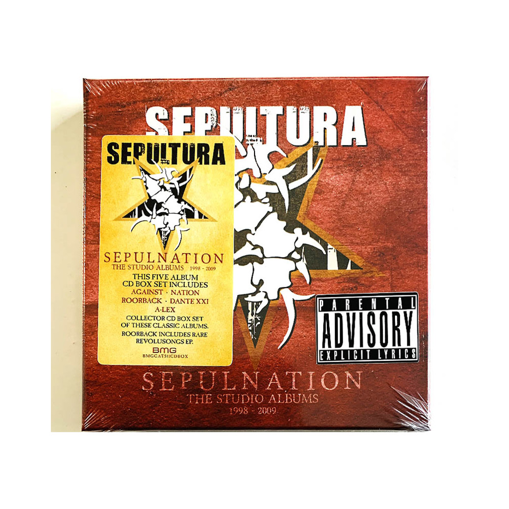 Sepultura CD Sepulnation the studio albums 1998 - 2009 5CD  CD