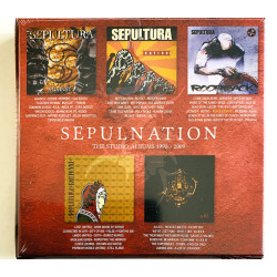 Sepultura CD Sepulnation the studio albums 1998 - 2009 5CD  CD
