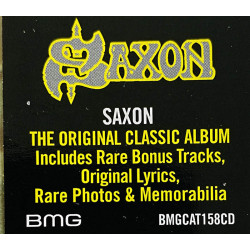 Saxon CD Saxon  -79 +14 bonus tracks  CD