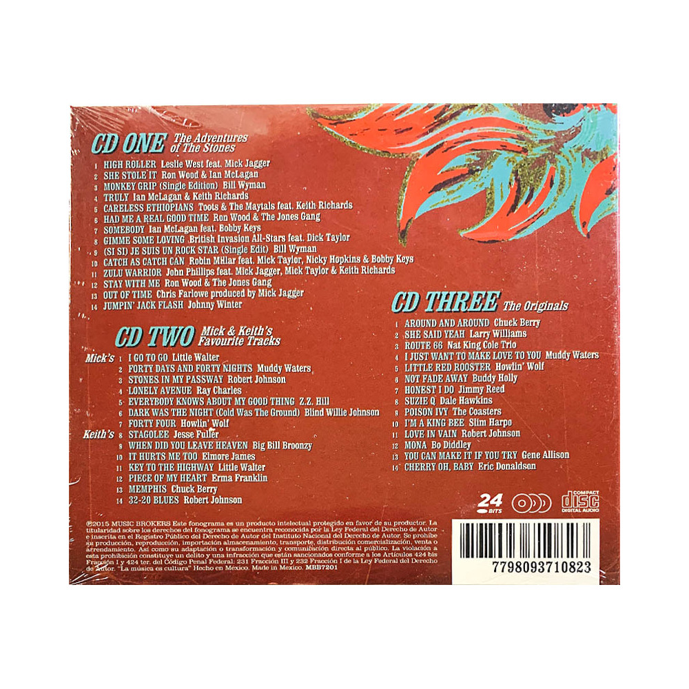 Leslie West, Mick Jagger, Bill Wyman ym. CD The many faces of Rolling Stones 3CD  CD