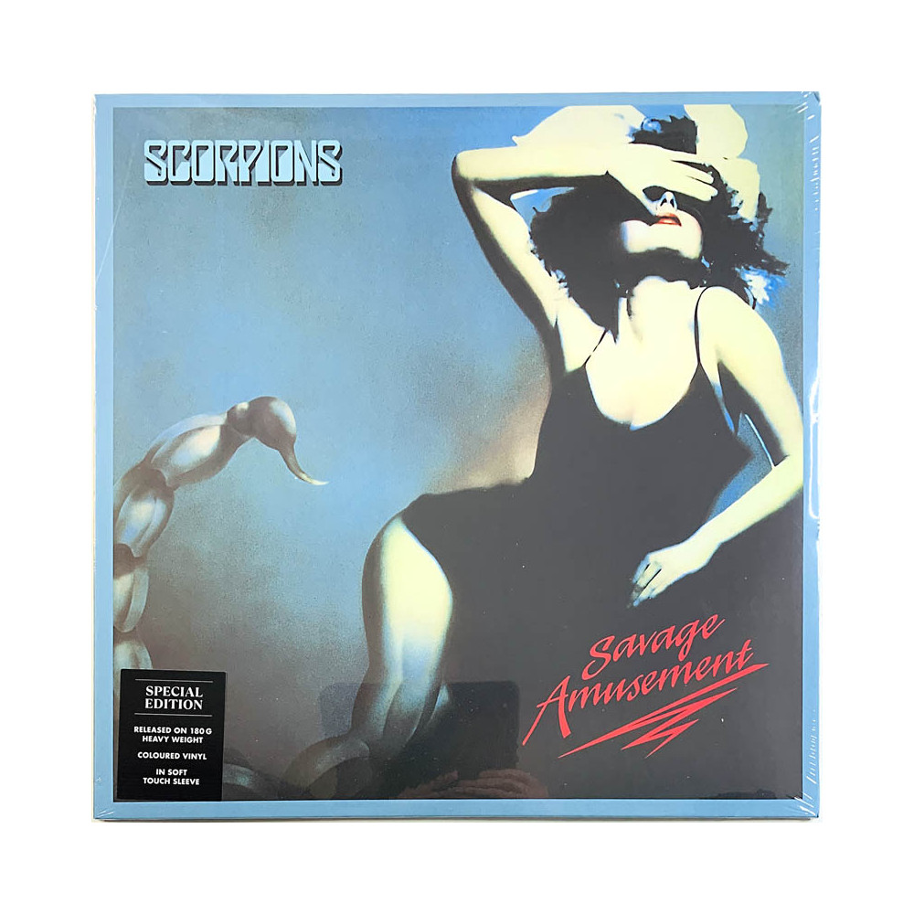 Scorpions LP Savage amusement, coloured vinyl  uusi LP