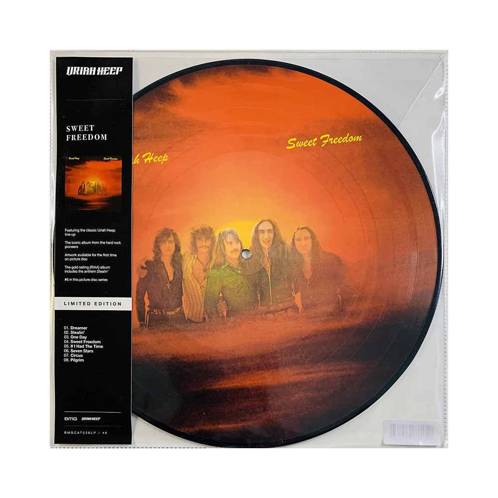 Uriah Heep 1973 BMGCAT536LP/#6 Sweet Freedom, kuva-LP LP