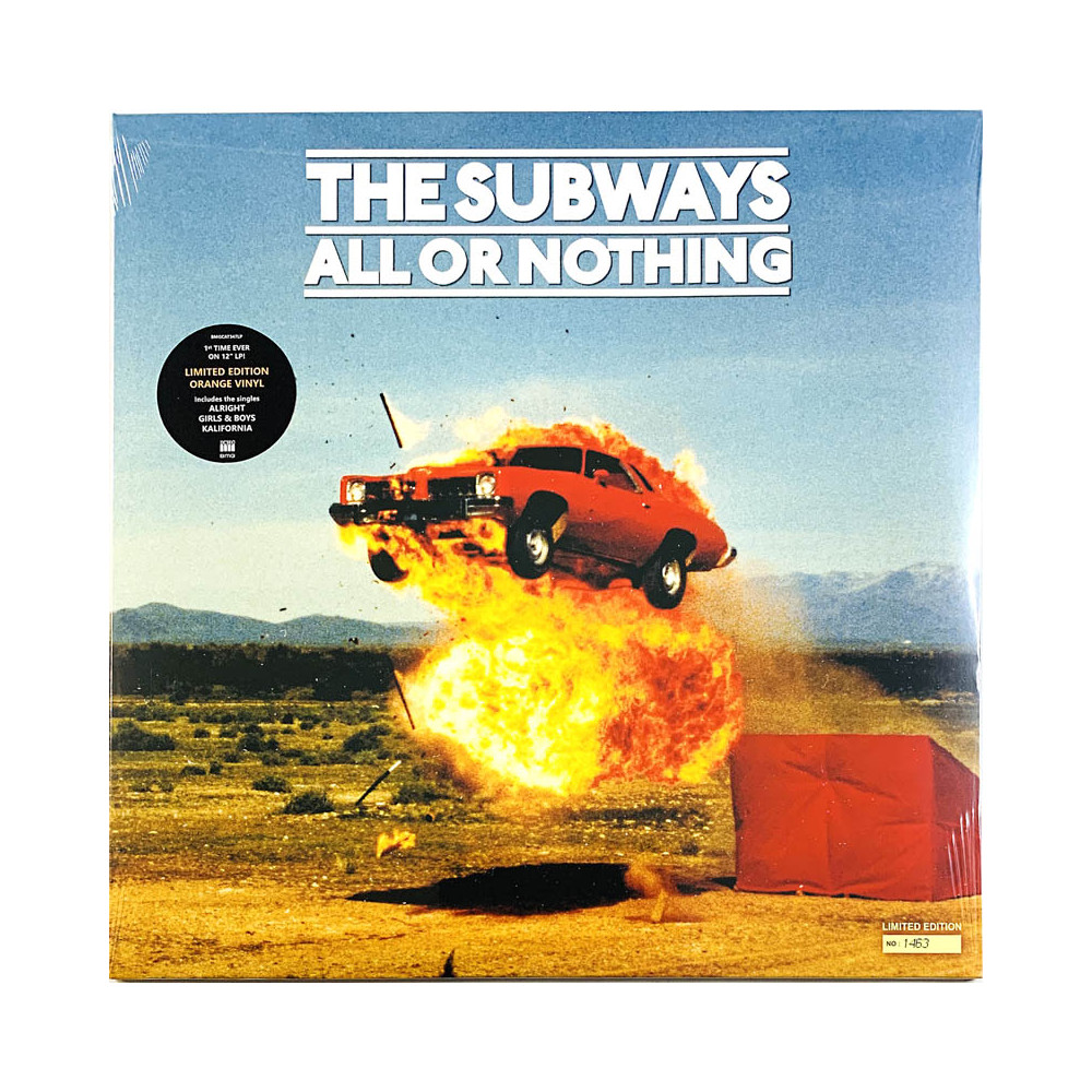 Subways 2020 BMGCAt347LP All or nothing, orange vinyl LP