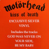 Motörhead LP Kiss of death, silver vinyl  uusi LP