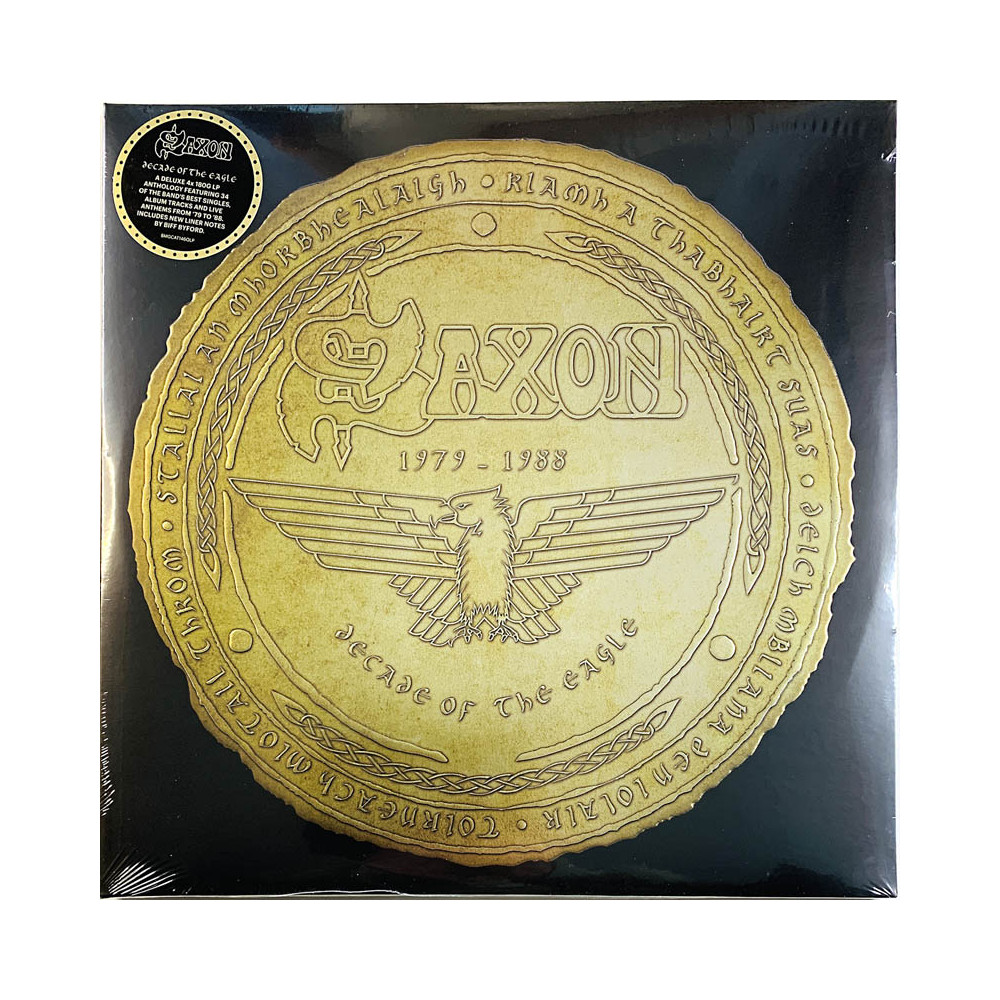 Saxon LP Decade of the eagle, anthology 1979-1988 4LP  uusi LP