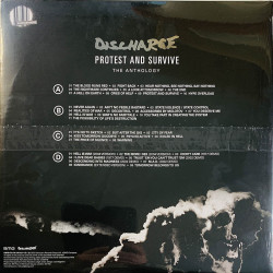 Discharge 2020 BMGCAT424DLP Protest and Survive: The Anthology 2LP LP