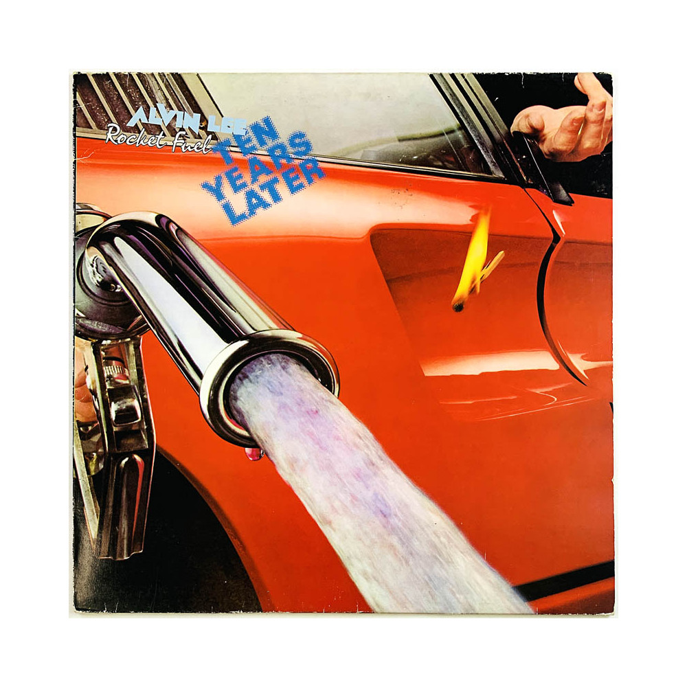 Alvin Lee Ten Years Later LP Rocket Fuel  kansi VG levy EX Käytetty LP