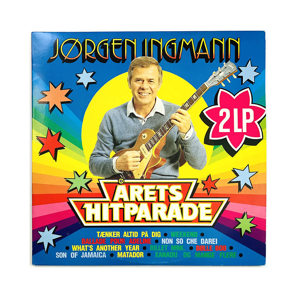 Ingman Jørgen LP Årets Hitparade 2LP  kansi EX levy EX Käytetty LP