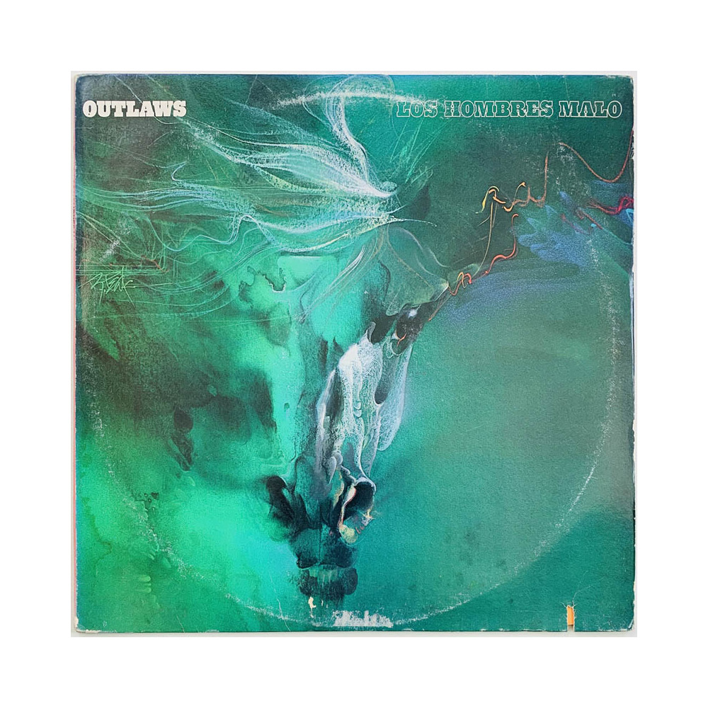 Outlaws LP Los Hombres Malo  kansi VG- levy VG+ Käytetty LP