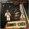 Sonny & Cher 1973 MCA2-8004 Live In Las Vegas Vol.2 2LP Begagnat LP