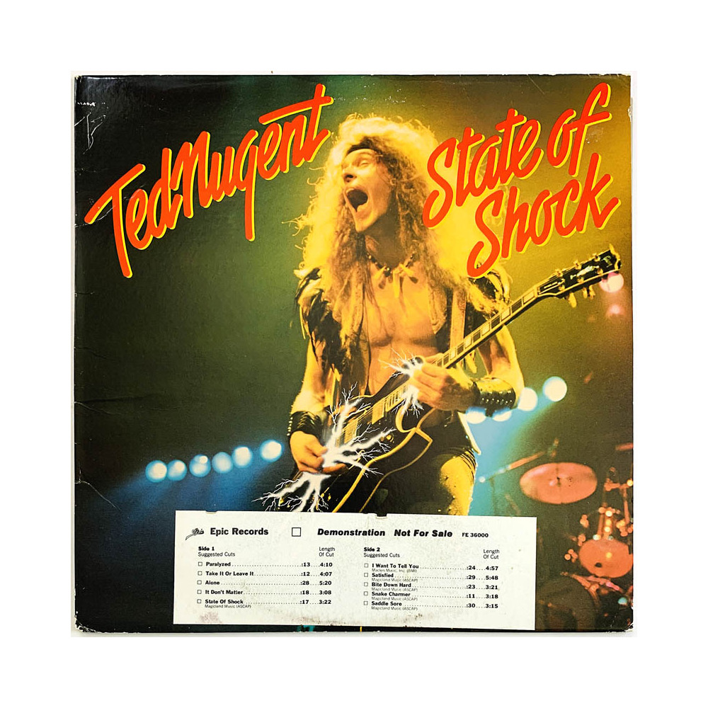 Nugent Ted 1979 FE 36000 State of Shock Begagnat LP