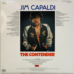 Capaldi Jim LP The Contender  kansi EX levy EX Käytetty LP