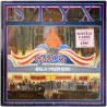 Styx LP Paradise theatre  kansi EX- levy EX Käytetty LP