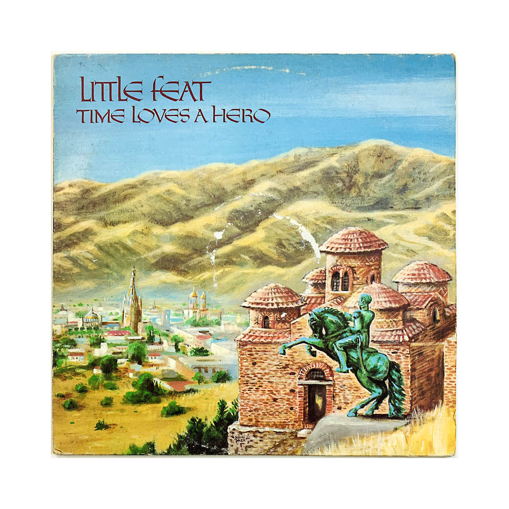 Little Feat LP Time loves a hero  kansi VG levy EX Käytetty LP