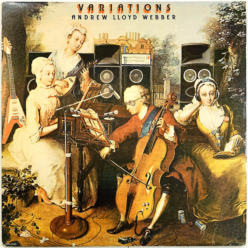 Webber Andrew Lloyd 1978 MCA 3044 Variations Gary Moore Begagnat LP Webber Andrew Lloyd 1978 MCA 3044 Variations Gary Moore Begagnat LP