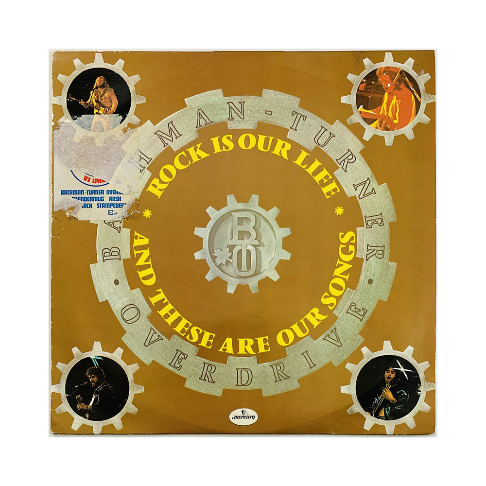 Bachman Turner Overdrive LP Rock is our life  kansi VG levy EX Käytetty LP