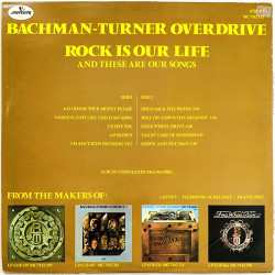Bachman Turner Overdrive LP Rock is our life  kansi VG levy EX Käytetty LP