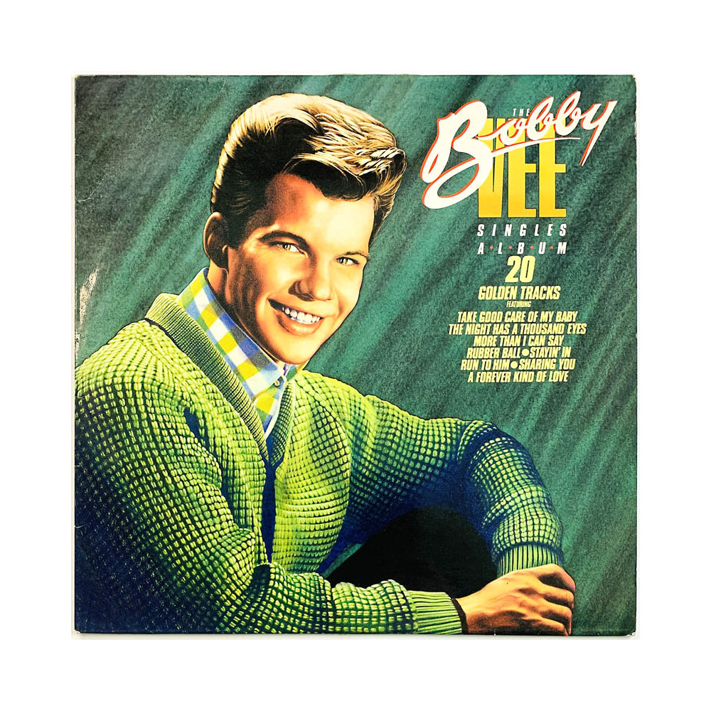 Vee Bobby LP Singles album 20 golden tracks  kansi VG+ levy VG+ Käytetty LP